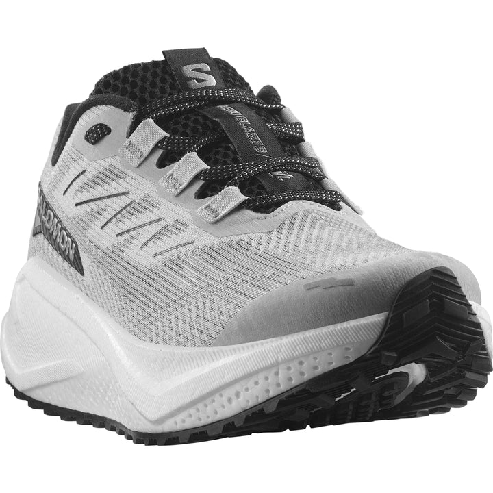 salomon aero blaze 3 grvl men's | lunar rock / white / black