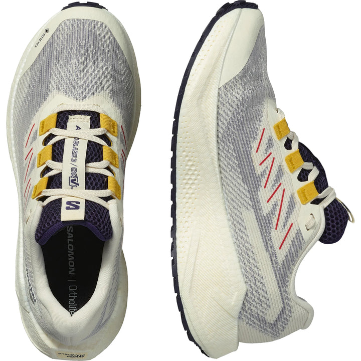 salomon aero blaze 3 gravel gtx women's | vanilla ice / astral aura / lemon
