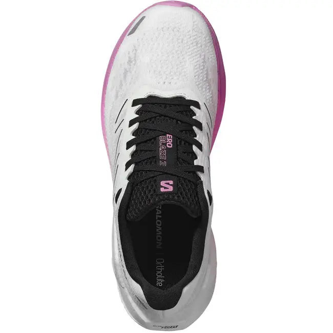 salomon aero blaze 3 women's | white / black / cyclamen