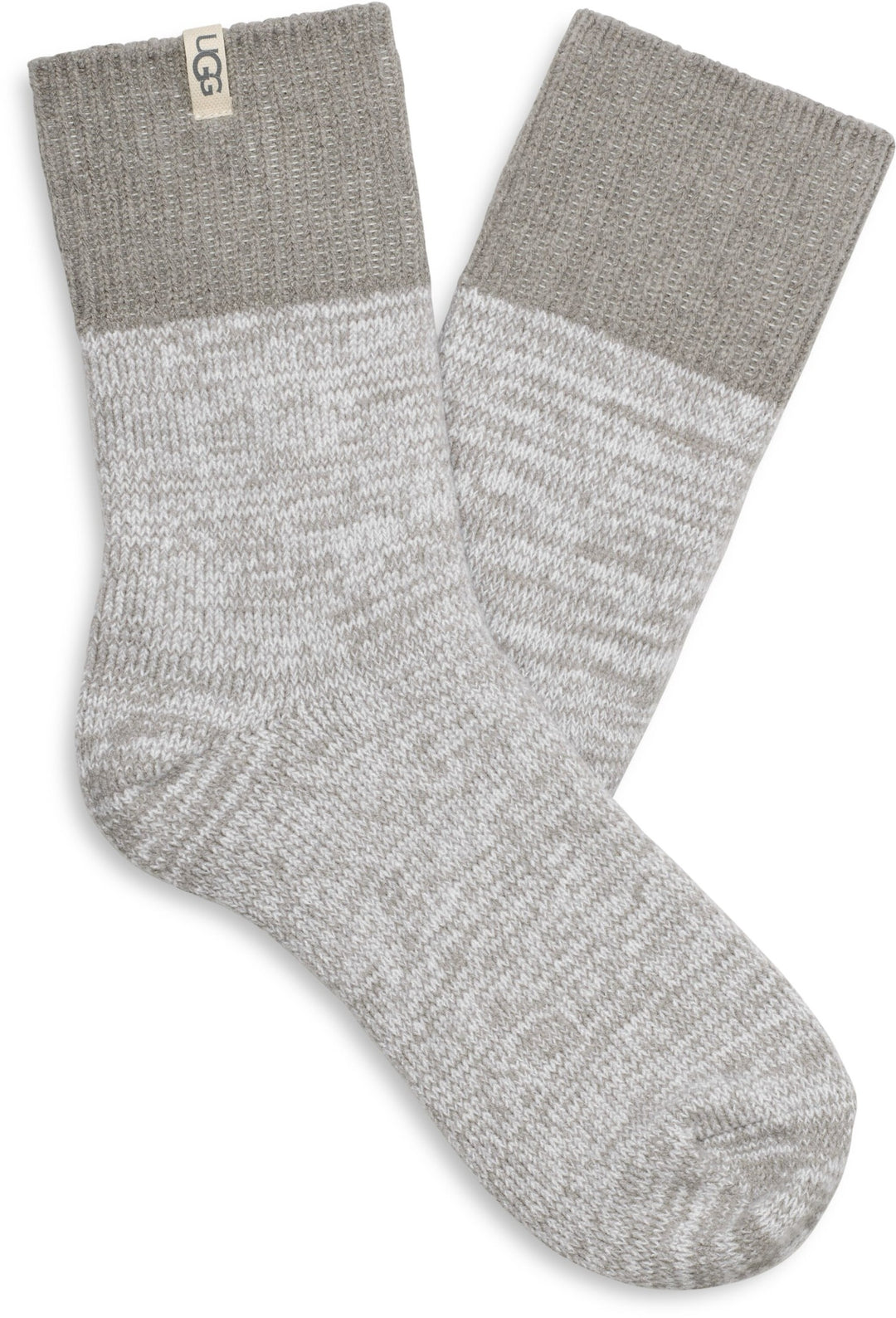 ugg rib knit slouchy crew sock women's | seal