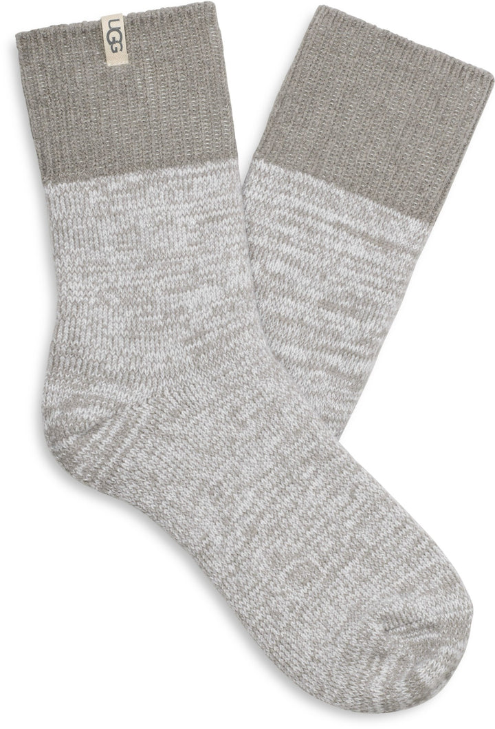 ugg rib knit slouchy crew sock women's | seal