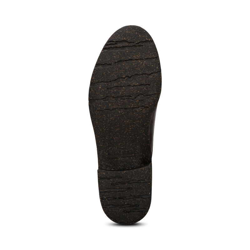 aetrex gina arch support oxford women's | dk brown