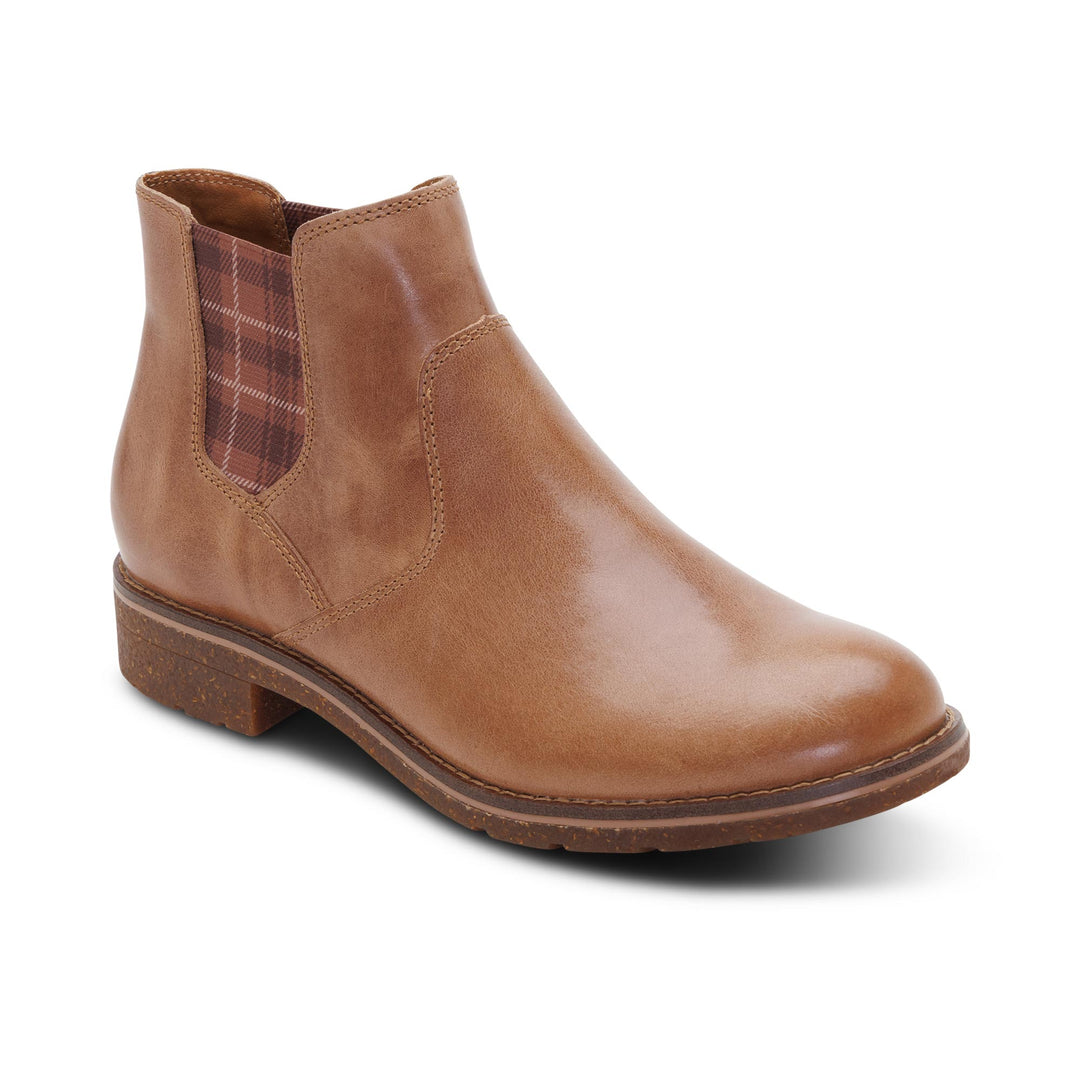aetrex kaylee arch support chelsea women's | tan