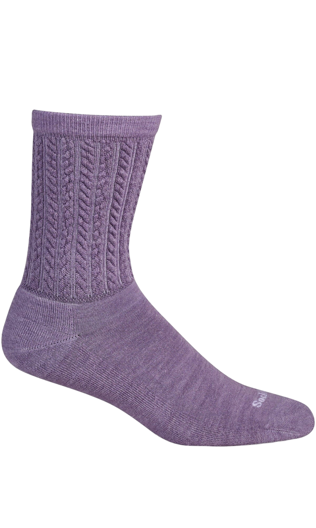 sockwell pucker cable essential comfort women’s | lavender