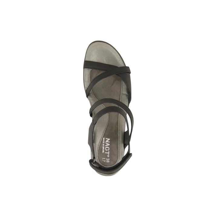 naot limit women's | blk shiny lea