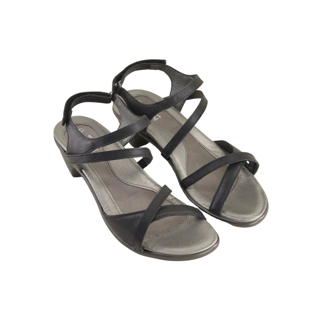naot limit women's | blk shiny lea