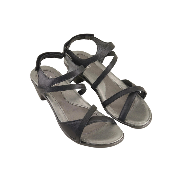 naot limit women's | blk shiny lea