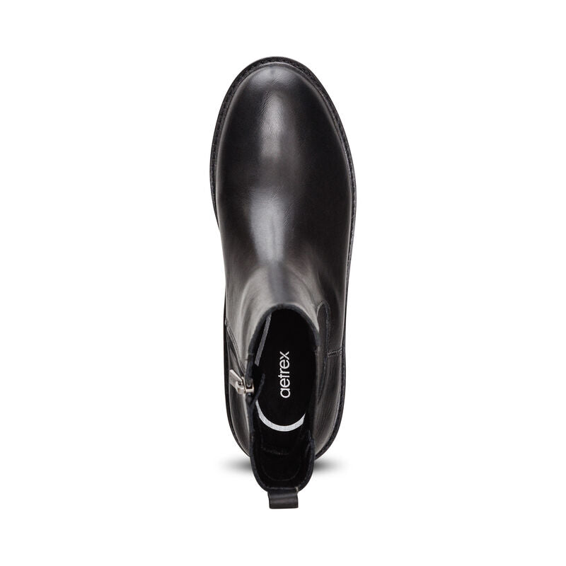 aetrex hannah arch support women's | black