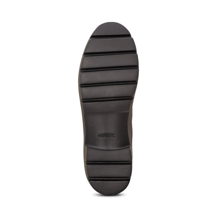aetrex margot lace-up women's | dk green