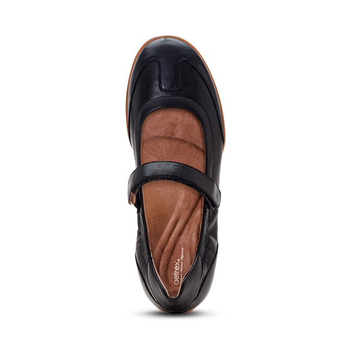 aetrex haley women's | black