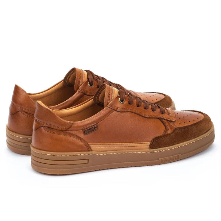 pikolinos xativa lace up sneakers men's | brandy