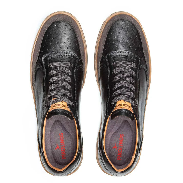 pikolinos xativa lace up sneakers men's | nlack