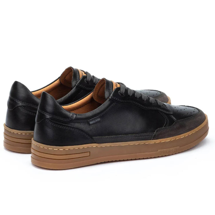 pikolinos xativa lace up sneakers men's | black