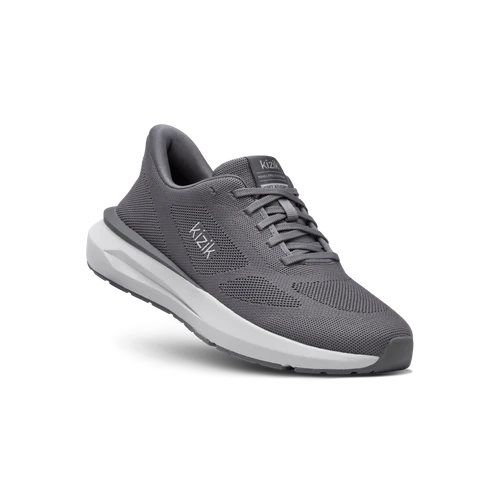 kizik athens 2 knit men's | smoked pearl