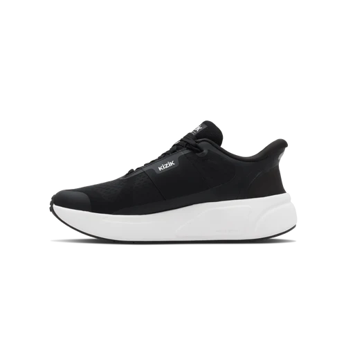 kizik freedom run men's | black white