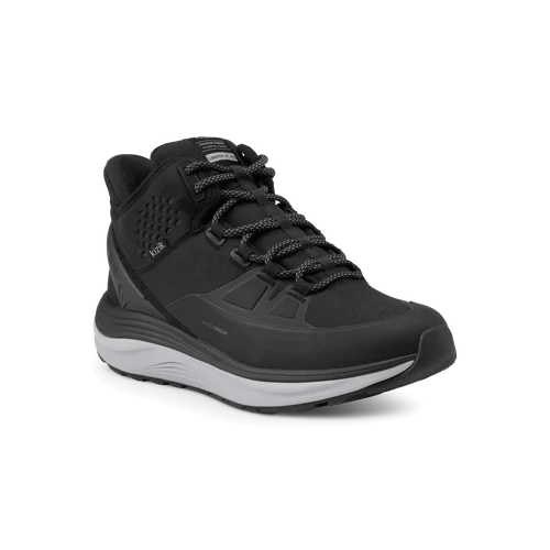kizik london at mid waterproof men's | black/alloy
