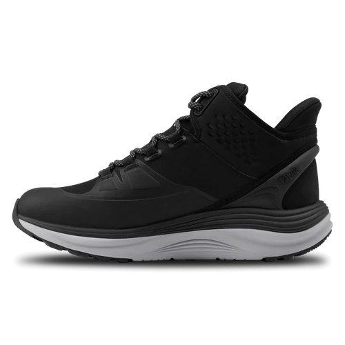 kizik london at mid waterproof men's | black/alloy
