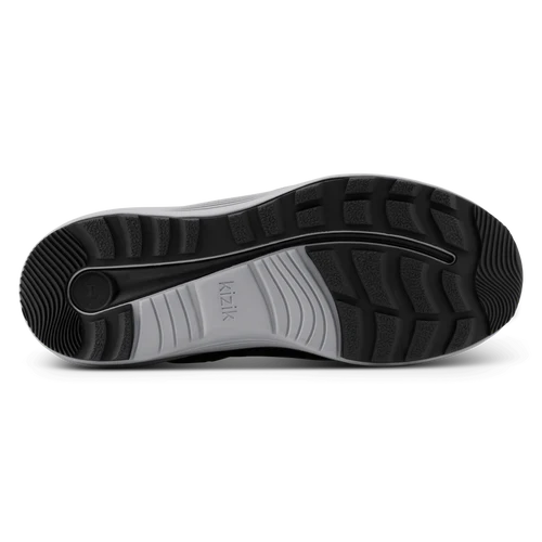 kizik london at mid waterproof men's | black/alloy