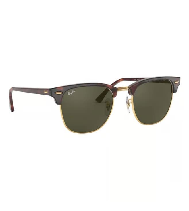ray-ban clubmaster classic sunglasses | mock tortoise on arista