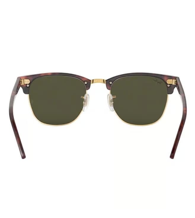 ray-ban clubmaster classic sunglasses | mock tortoise on arista