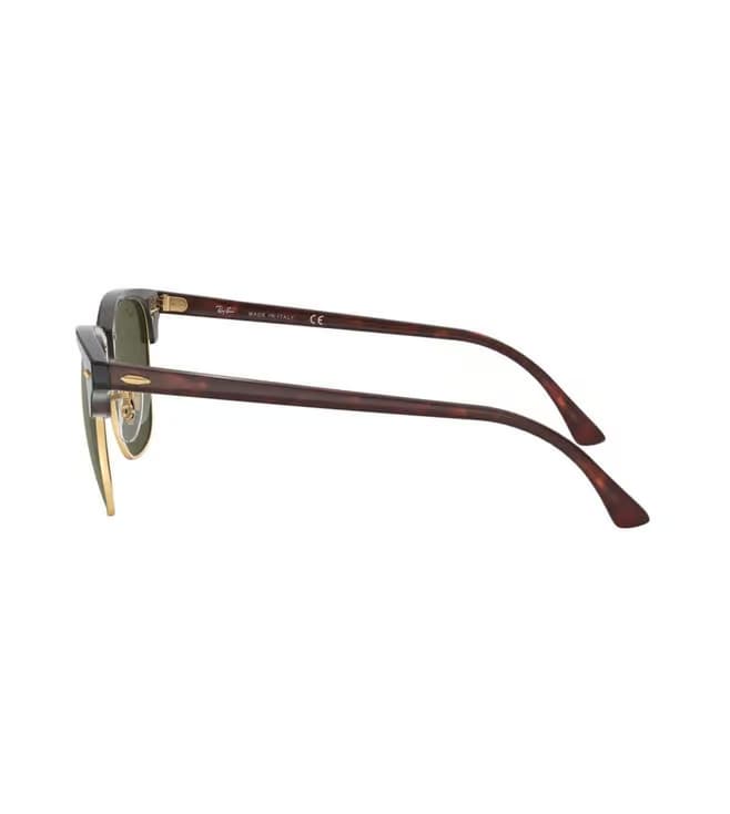 ray-ban clubmaster classic sunglasses | mock tortoise on arista