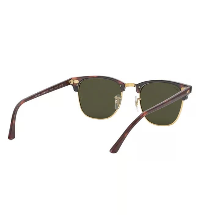 ray-ban clubmaster classic sunglasses | mock tortoise on arista