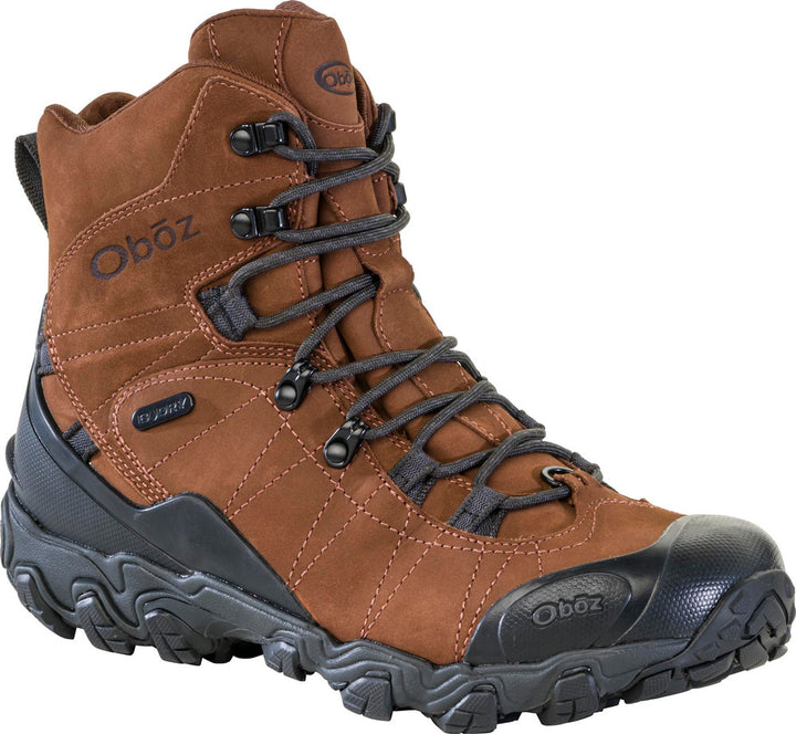 oboz bridger 8'' insulated waterproof men's | grizzly