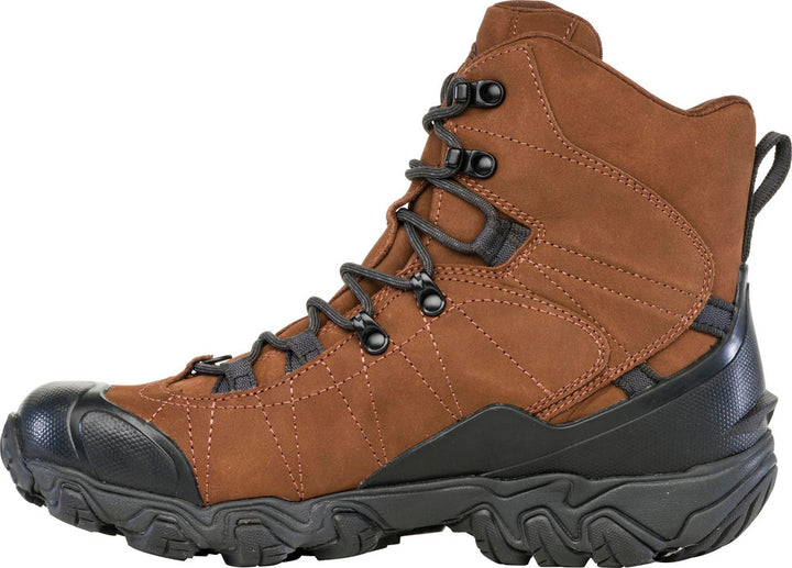 oboz bridger 8'' insulated waterproof men's | grizzly