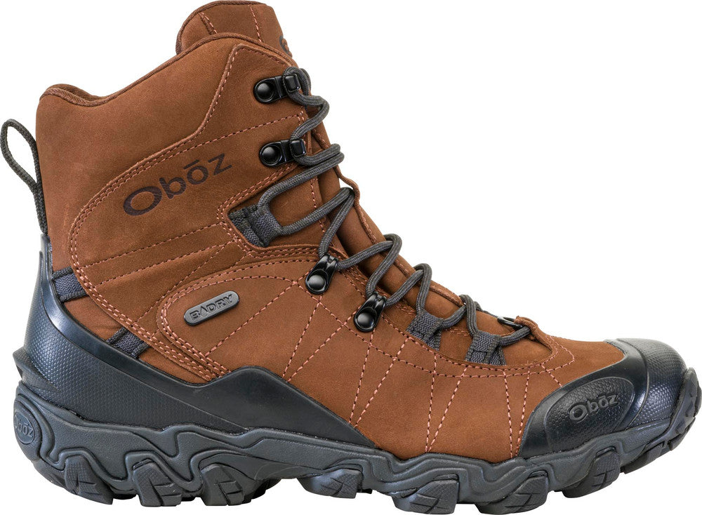 oboz bridger 8'' insulated waterproof men's | grizzly