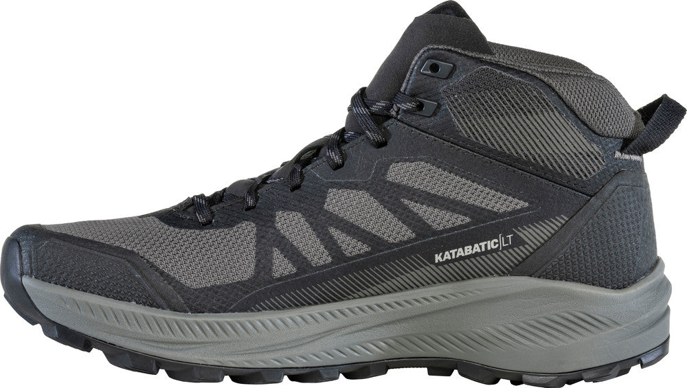 oboz katabatic lt mid gtx waterproof men's | black sea