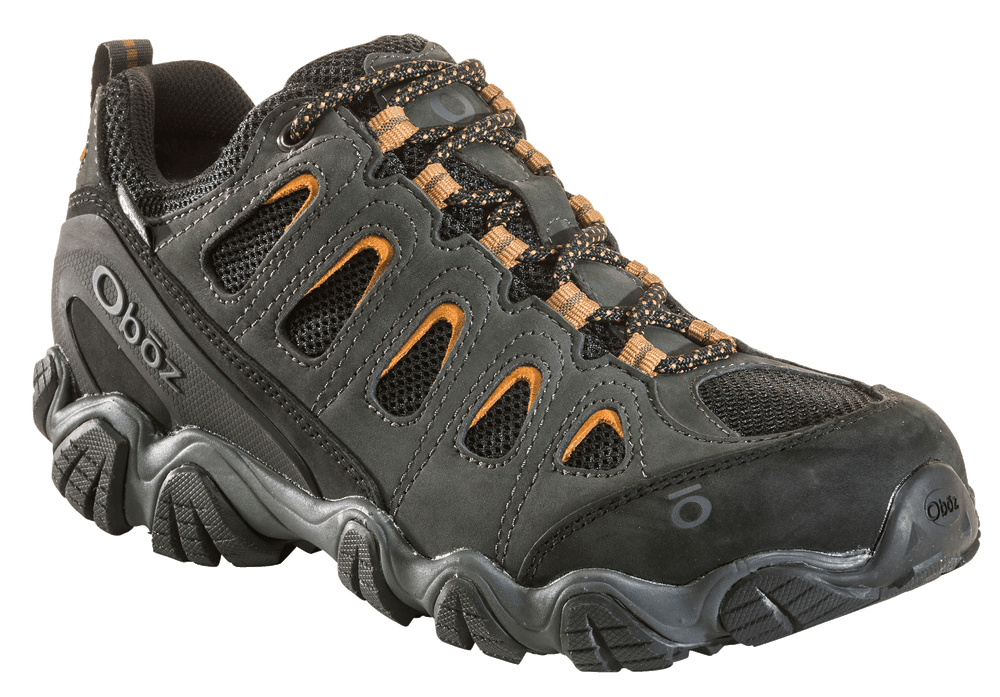 oboz sawtooth ii low waterproof men's | shadow/burlap