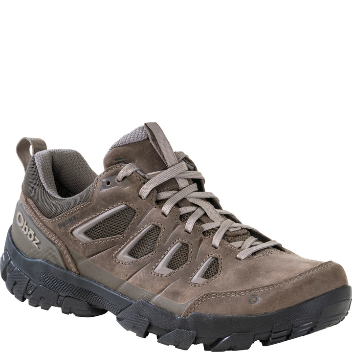 oboz sawtooth x low waterproof men's | classic brown