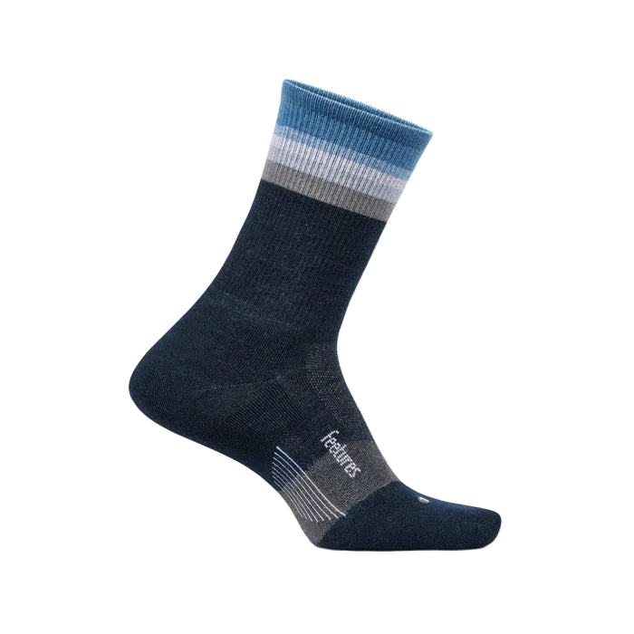 feetures merino 10 max cushion mini crew sock | riverstone