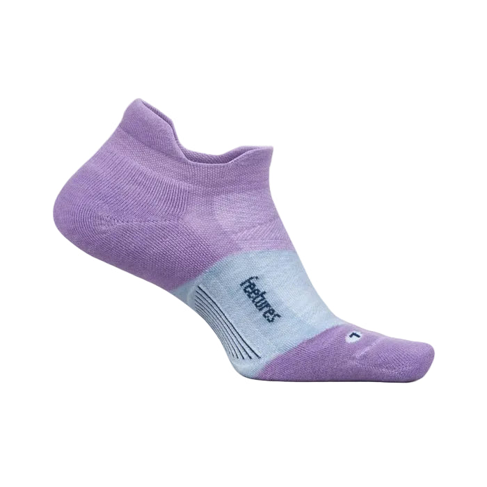 feetures merino 10 max cushion tab sock | lilac bloom