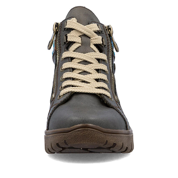 rieker n1305 heike women's | basalt/orange-multi/basalt