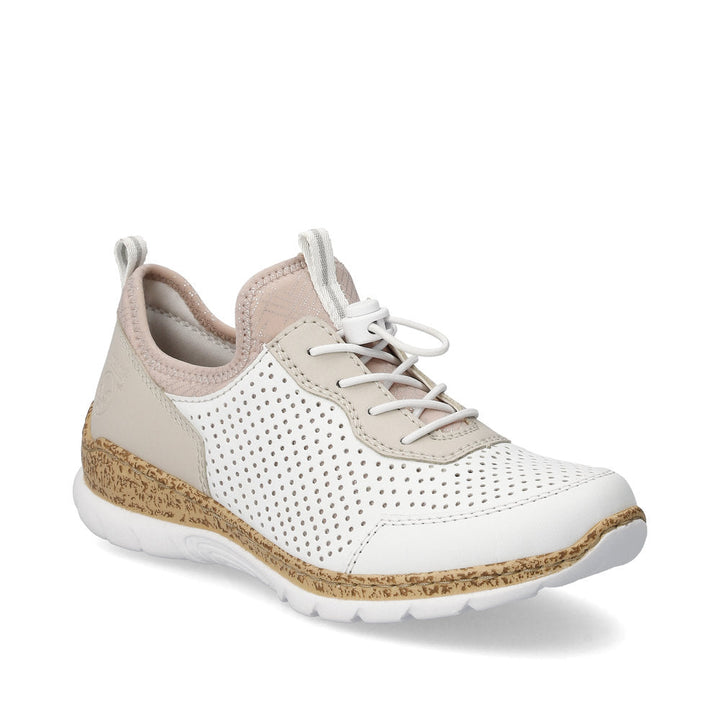 rieker nikita women's | weiss/perle/rose-silver