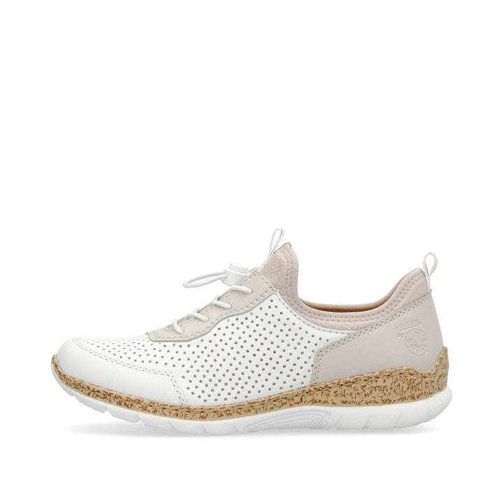 rieker nikita women's | weiss/perle/rose-silver