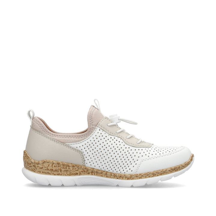 rieker nikita women's | weiss/perle/rose-silver