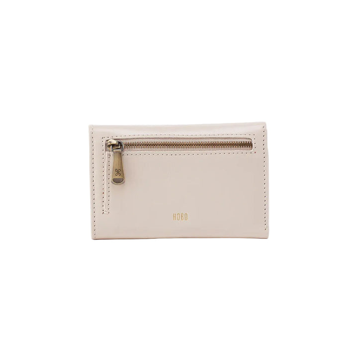 hobo jill trifold wallet women's | pale flax