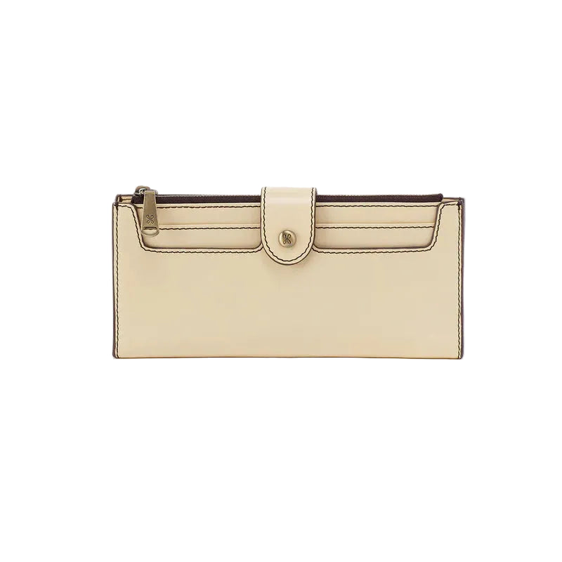 hobo dunn continental wallet women's | butter yellow