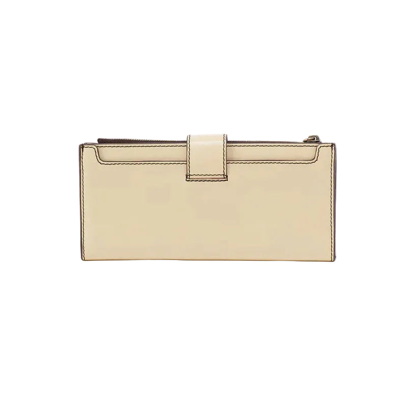 hobo dunn continental wallet women's | butter yellow