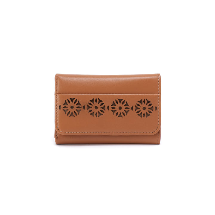 hobo jill trifold wallet women's | canyon petal