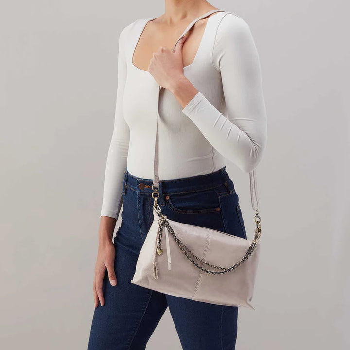 hobo avon shoulder women's | stone gloss