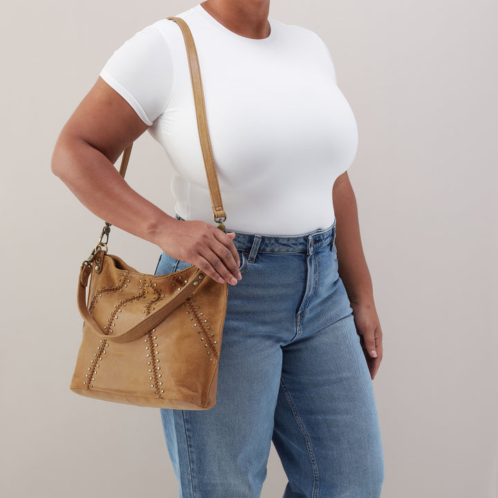 hobo pier shoulder bag women's | whiskey
