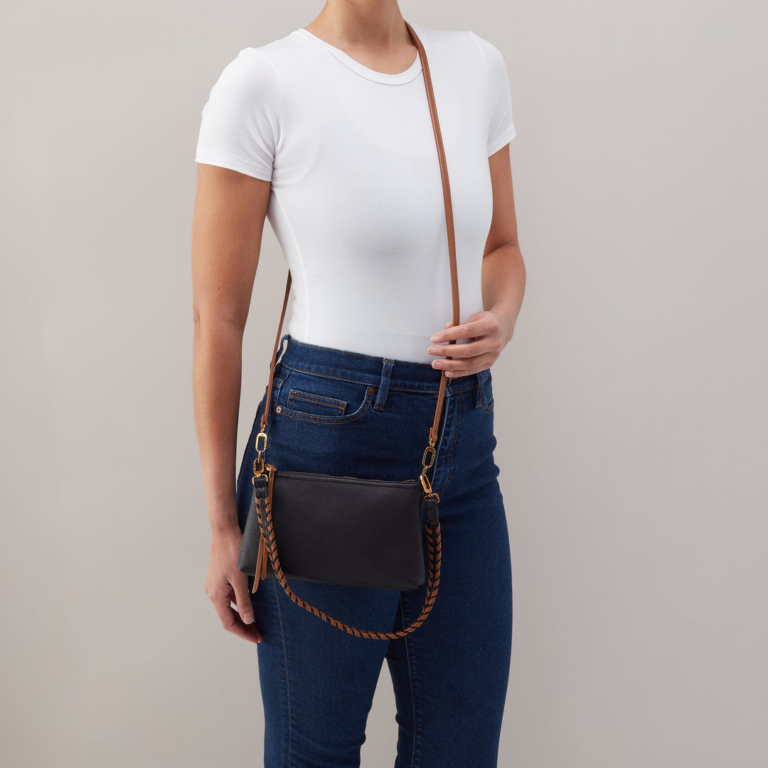 hobo darcy crossbody women's | black