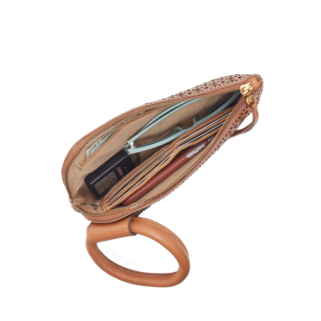 hobo sable wristlet women's | canyon petal