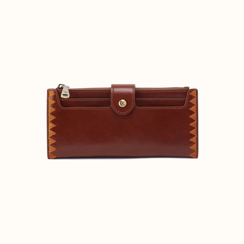 hobo dunn continental wallet women's | harvest root