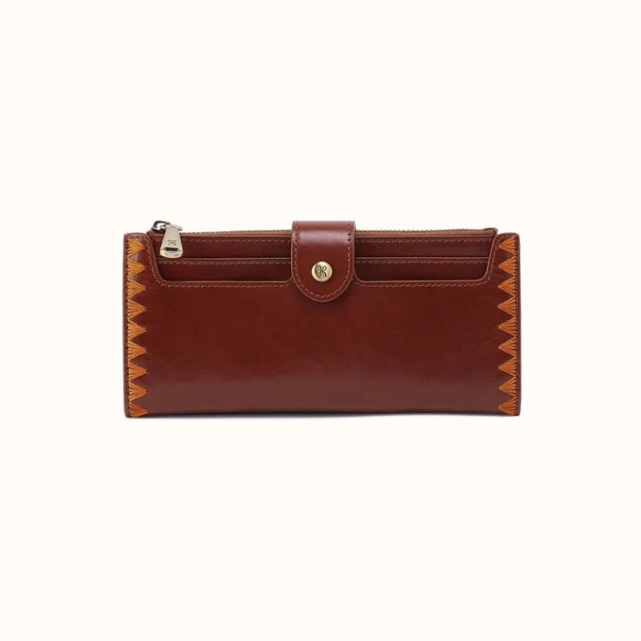 hobo dunn continental wallet women's | harvest root
