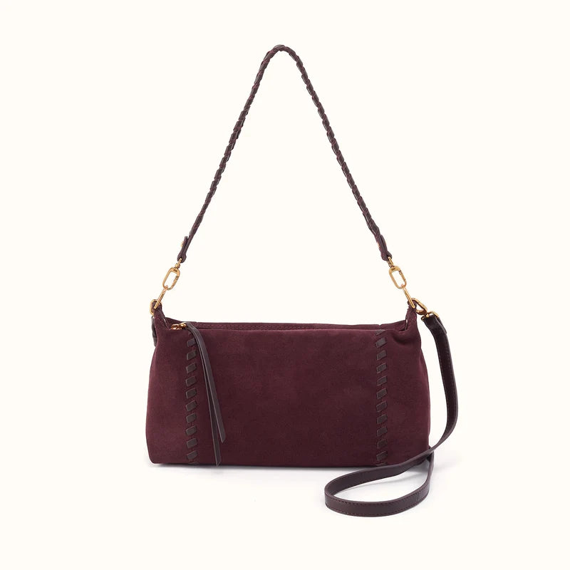 hobo darcy shoulder bag women's | dark cherry