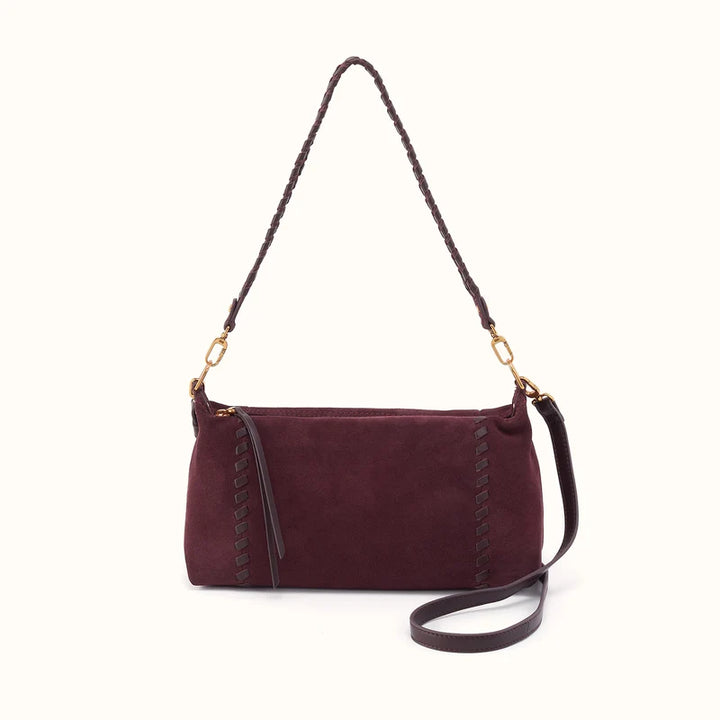 hobo darcy shoulder bag women's | dark cherry